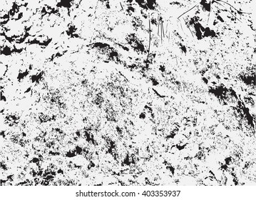 Texture Overlay For Your Design. Black and white grunge background. vector illustrations