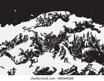 Texture Overlay For Your Design. Black and white grunge background. vector illustrations