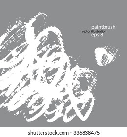 Texture of paint brush. Watercolor trace illustration. Hand drawing of brush. Abstract black and white watercolor painted background or texture. CLoseup.