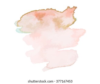 Texture Paint Stain Illustration. Hand drawn brush stroke vector design element.