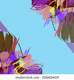 texture painted by hand, abstraction for background, colorful vector grunge brush stroke hand painted background, vector illustration
