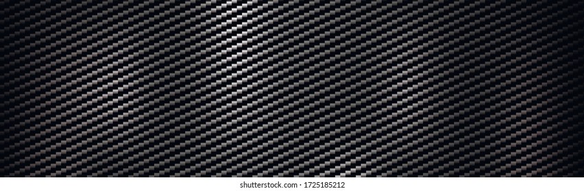 Texture panorama of black carbon fiber