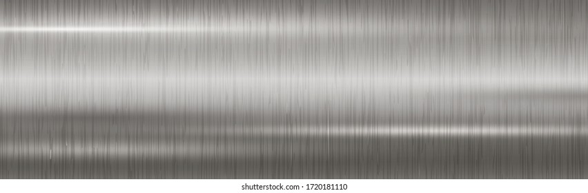 Texture - panorama silver metal background