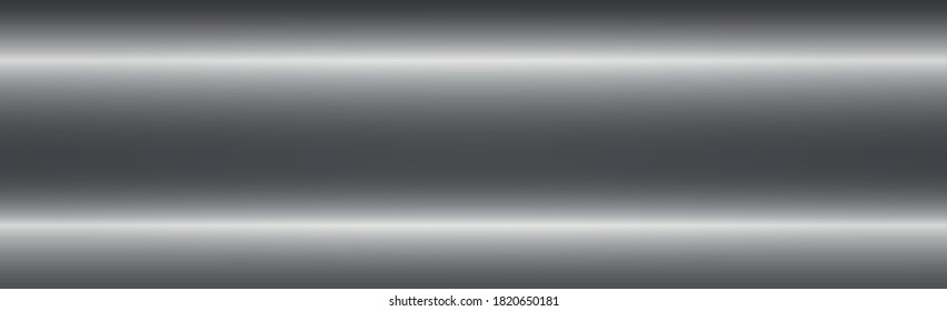 Texture panorama of silver metal with reflection