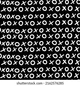 Texture paper for collages on a black square background. Seamless black and white pattern. Boho. Used for printing on paper, fabric, packaging, wallpaper. Eps10.