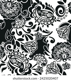 DISEÑO DE TEXTURA ARABESQUE INDIAN ORNAMENT
