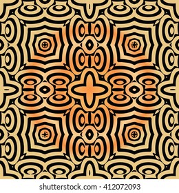 texture pattern illusion of the lines in the form of a symmetrical convex rhombus in a square on a background of gradient 