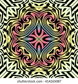 texture pattern illusion of the lines in the form of a symmetrical convex rhombus in a square on a background of gradient 