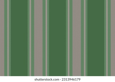 Texture pattern lines of fabric stripe textile with a background seamless vector vertical in green and light colors.