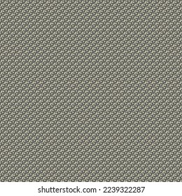 Texture and pattern made of small loops and pixels. Gray knitted fabric. Wool or cotton jersey. Abstract vector.