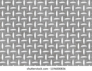 texture pattern of metal, aluminium plate background, vector illustration