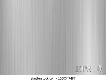 texture pattern of metal, aluminium plate or steel background, vector illustration