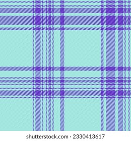 Texture pattern seamless of background fabric tartan with a vector plaid check textile in teal and light colors.