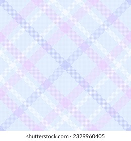 Texture pattern seamless of tartan plaid fabric with a vector background check textile in light and alice blue colors.