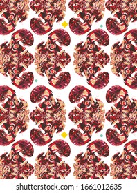 texture pattern stylish complex 3d outlined 