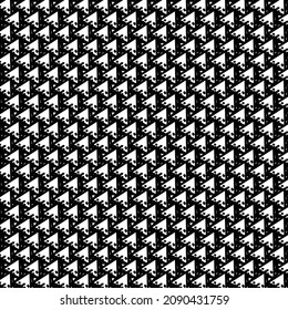 Texture and pattern with triangles, dots and flecks. Decorative graphics in black and white.
