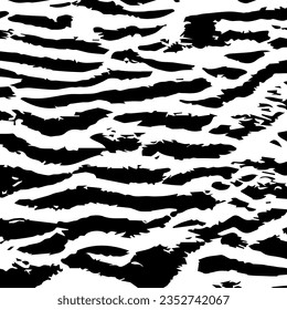 Texture Pattern Wallpaper Tiger Stripes Vector EPS PNG Clip Art No Transparent Background