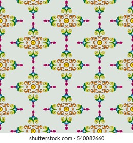 Texture patterns color in the style of historicism or also hiostorism, scalable vector graphic.