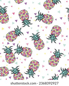 texture pineapple fruit summer tropcial