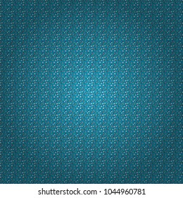 Texture for prints, decorations, fabric. Cupcake seamless pattern. Vector. Muffin sweet texture background. Colorful cream dessert backdrop on blue, white and brown.