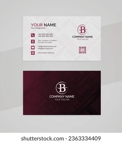 Textur professionelle Visitenkarten-Vorlage, modernes luxuriöses Firmenkartendesign