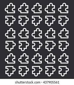 texture puzzle pieces
