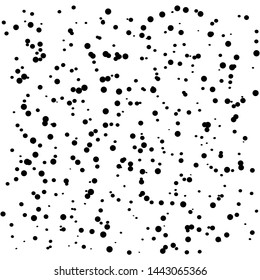 Texture with a randomly spots vector. Confetti grunge illustration vector. 