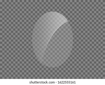 The texture of rectangle glass plate, mirror, windows. Light effect for a picture or a mirror. Beautiful realistic reflection. The interior of the house stock vector. EPS 10