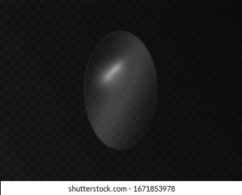 La textura de la placa de vidrio rectangular, espejo, ventanas. Efecto de luz para una imagen o un espejo. Hermosa reflexión realista. El interior del vectorial de la casa. EPS 10
