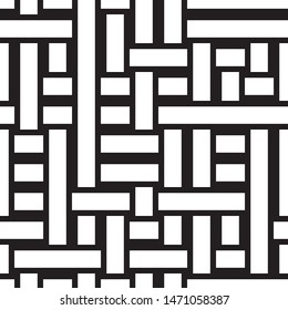 Texture with rectangular stripes. Vector seamless pattern. Modern stylish texture. 