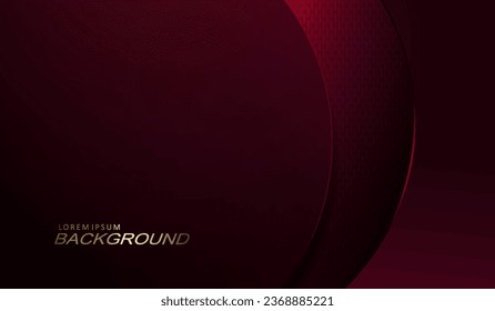 Texture red background with mosaic and semicircular frame.