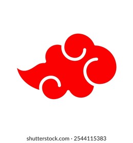 暁 Textur Rot Schwarz Akatsuki Ninja Club Cloud Naruto Dawn Daybreak Rogue Ninja Shinobi Geheime kriminelle Organisation Gruppe kollektive Fraktion Logo Symbol Symbol Symbol Emblem Abzeichen Vektor EPS PNG Tri