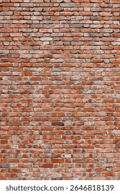 Texture of a red brick wall vector illustration	