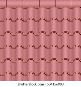 texture roof tile seamless with a visor