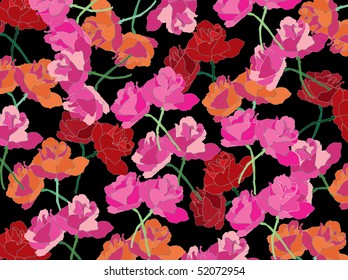 texture of roses, symbol of love