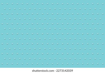Texture with round spheres on a turquoise background.