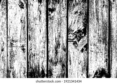 Texture of rural stained exterior vertical oak planks of country shed. Old dirty rough siding of gnarled surface wooden paneling. Rustic veined facing lumber fence of hard boards for 3D style design