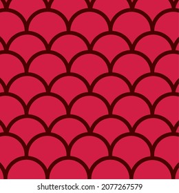 patrón de decoración rojo de escalas de textura