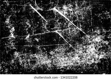 Texture of scratches, chips, cracks. Grim grunge background. Black and white pattern of scuffs. Old vintage surface. Ruined dirty wall