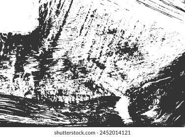 Texture of scratches, cracks, dust, brush, abstract monochrome grunge background. Distressed overlay texture design