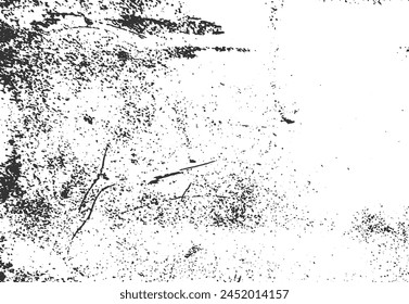 Texture of scratches, cracks, dust, brush, abstract monochrome grunge background. Distressed overlay texture design
