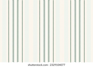 Texture seamless pattern of textile vector background with a stripe vertical lines fabric in snow and old lace colors.