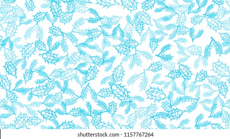 The texture is a seamless pattern of a variety of multicolored natural flowers of hops and malt for beer hops and malt ingredient for brewing. Pattern for the label. Vector illustration.
