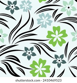 Texture seamless pattern vector art for textile, Repeating design