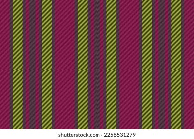 Texture seamless textile. Vector vertical stripe. Fabric background lines pattern in dark and green colors.