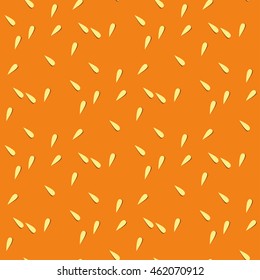 Texture seeds of vegetables and fruits - vector