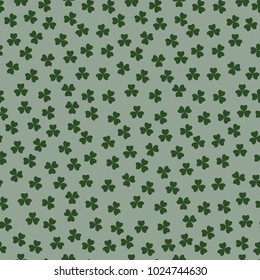 The texture of the Shamrock on green background