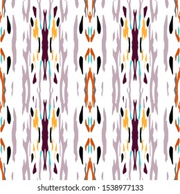 Texture, Shibori. Watercolor Staining Ornament. Tribal Art. Endless Repeat Painting.  Bordo Gray Ethnic Native Old Wallpaper  Watercolor Geometric Ikat  Motif.