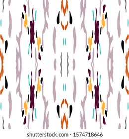 Texture, Shibori. Watercolor Staining Ornament. Tribal Art. Endless Repeat Painting.  Bordo Gray Summer Old Folklore Fabric.  Woven Graphic Shibori Art.