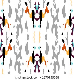 Texture, Shibori. Watercolor Staining Seamless Pattern. Traditional Art. Hand Drawn Painted. Bordo Gray Modern Folk Native Home Decor.  Graphic Watercolor Tie dye Ornament.